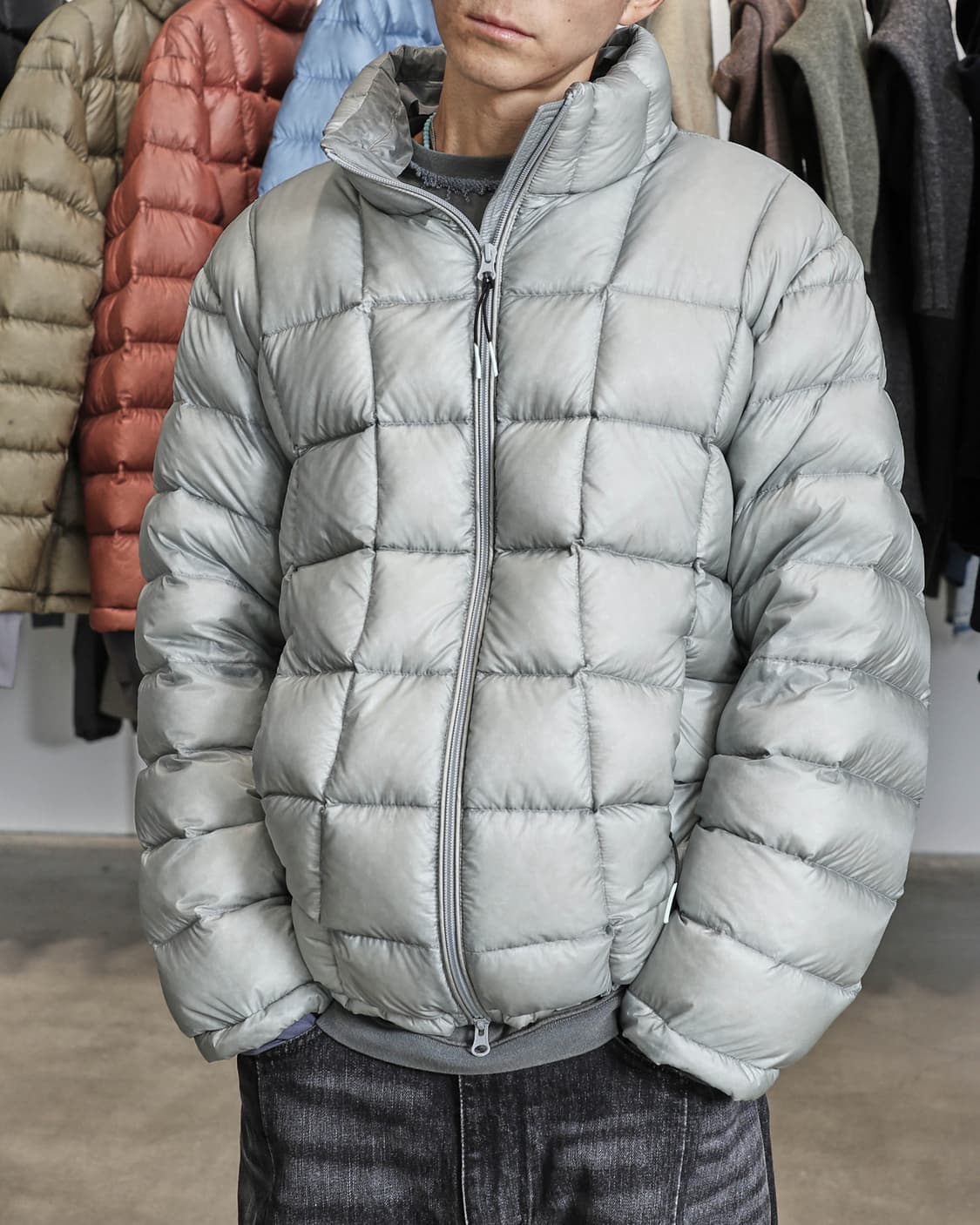 999휴머니티 모듈러라이트구스푸퍼패딩 라이트그레이 SIZE 1 상품이미지4