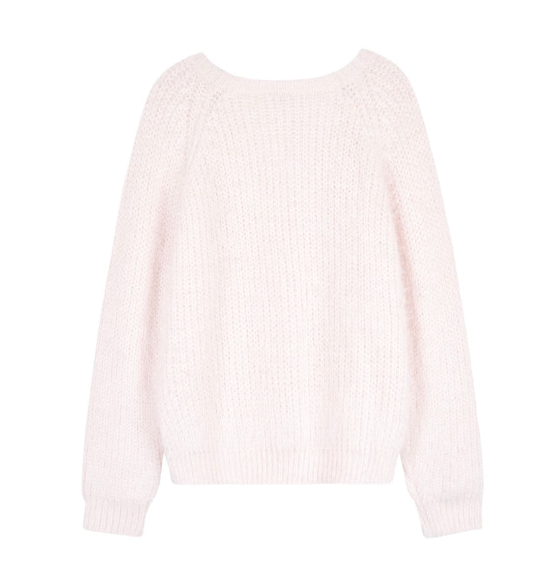 클리시어 kleesier 슈가플럼 헤어리 가디건 베이비 핑크 상품이미지2