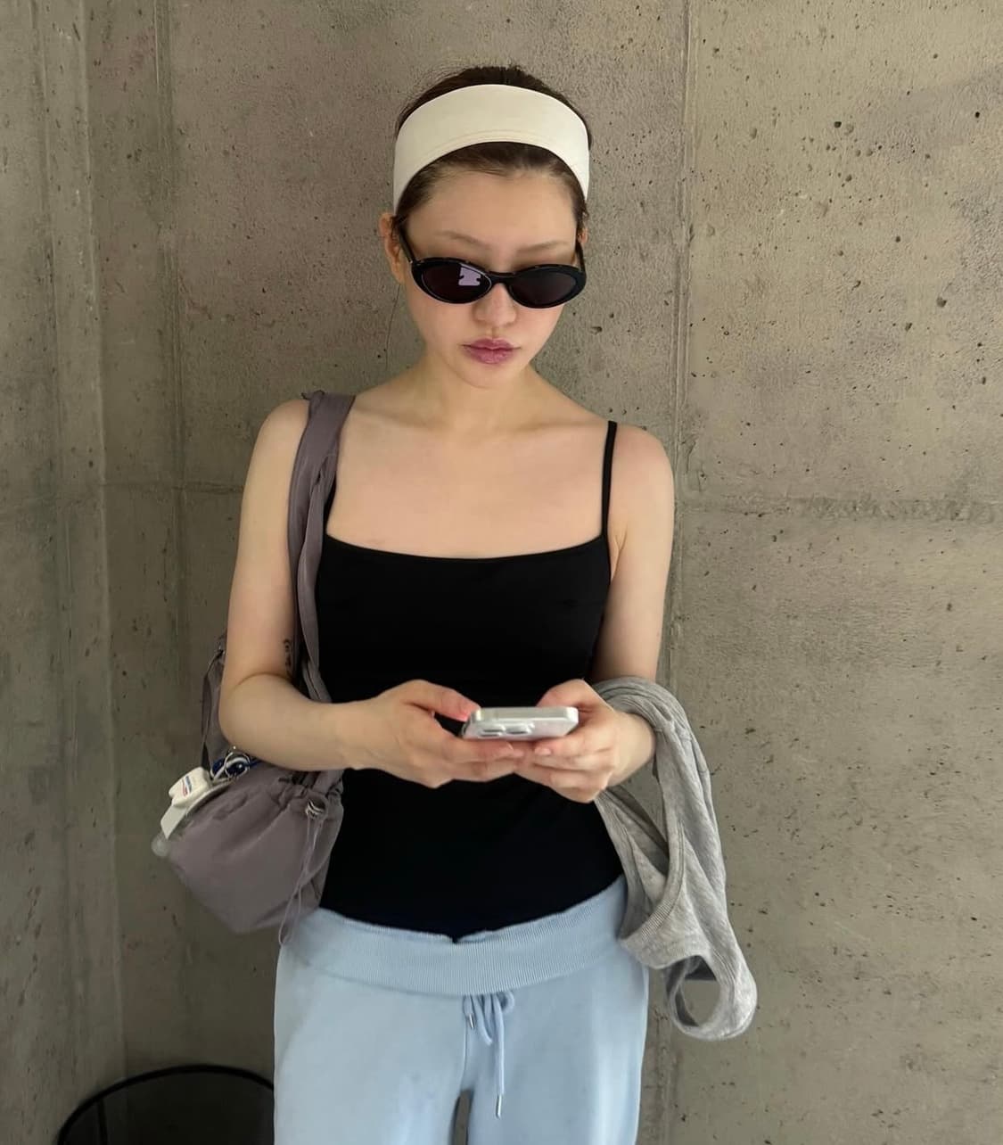 (공홈정품) 뉴발란스 글로시 리본 더플백 프레클 상품이미지3