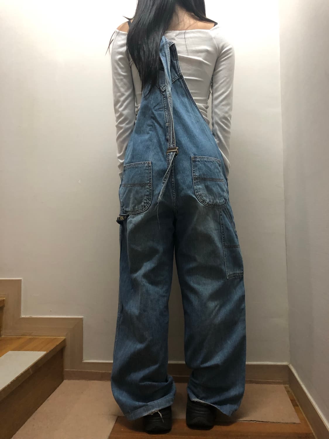 빈티지 데님 오버롤 팬츠 상품이미지7