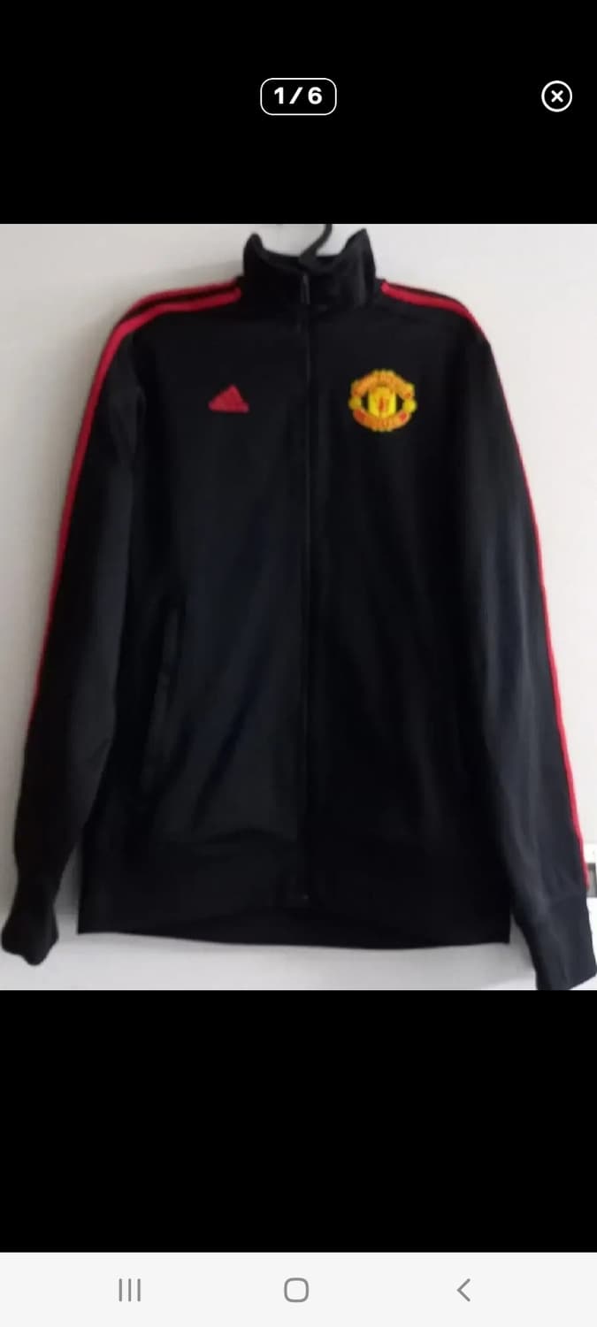 아디다스 맨유 검빨 트랙탑 져지집업 90 / S 상품이미지1