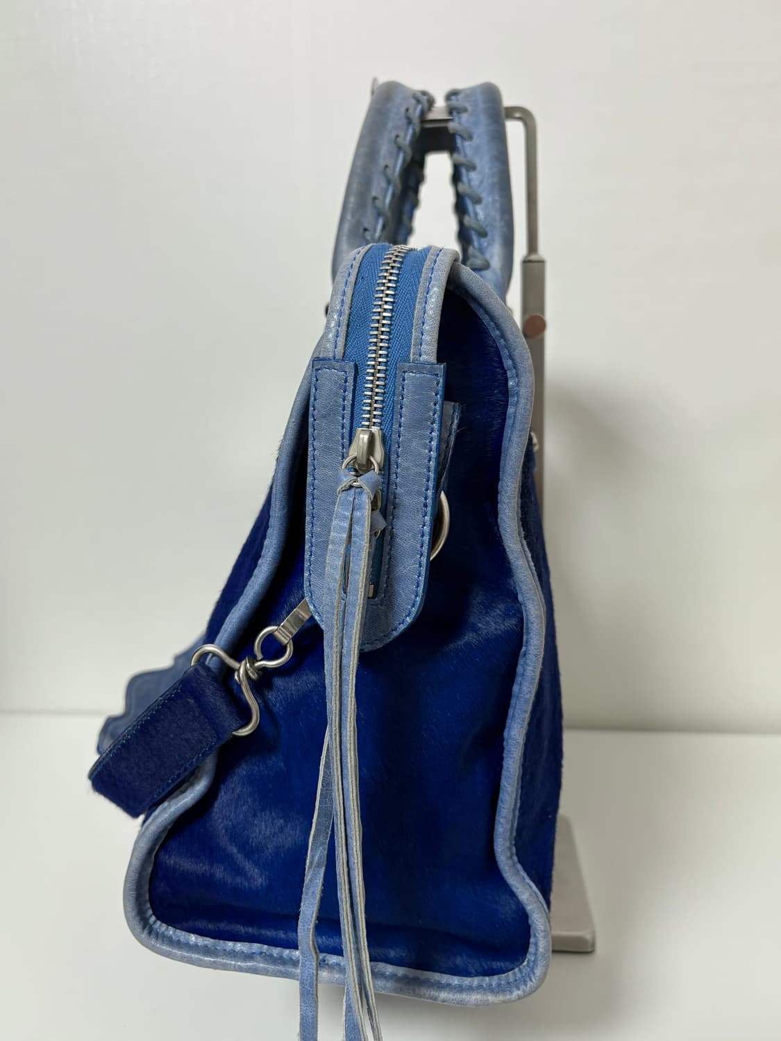 발렌시아가 시티 모터백 송치블루 상품이미지3