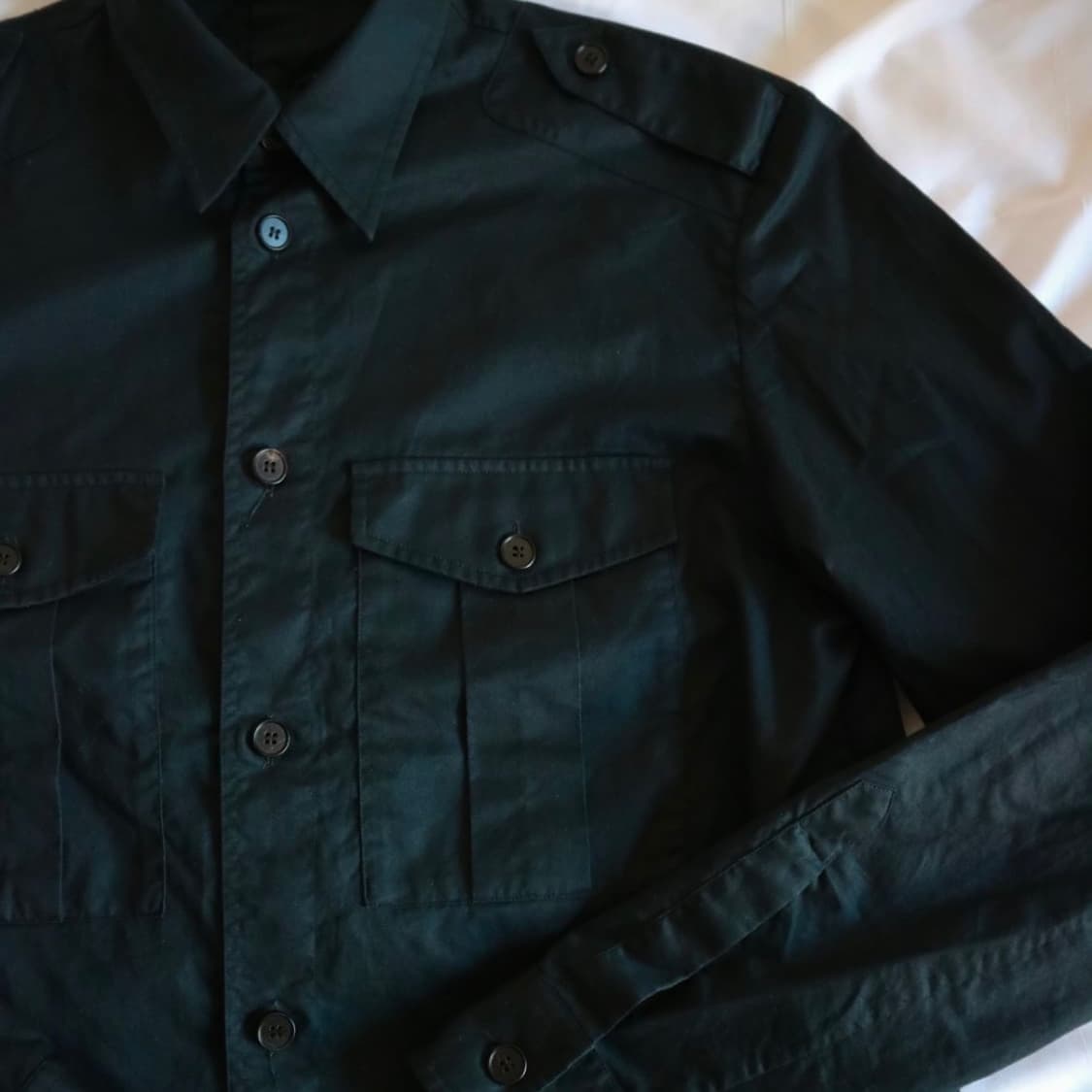 메종 마르지엘라 17SS 도킹 밀리터리 셔츠 상품이미지4