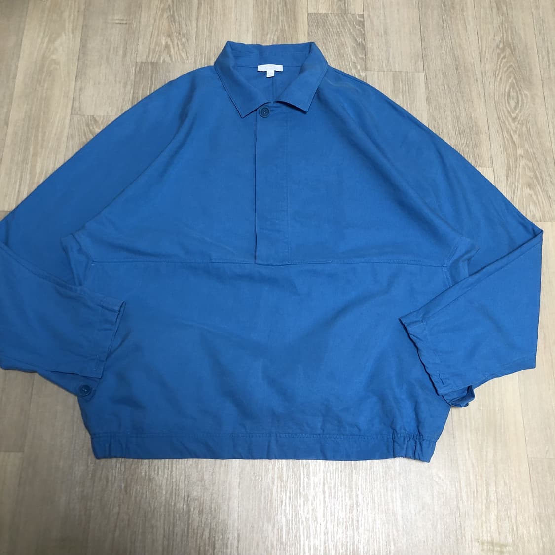 (XL) 코스 COS 코튼 믹스 아노락 기모노 자켓 블루 상품이미지7