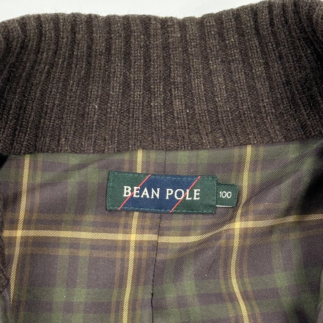 빈폴 클래식 브라운 엘보우패치 니트 집업 (L) 상품이미지6