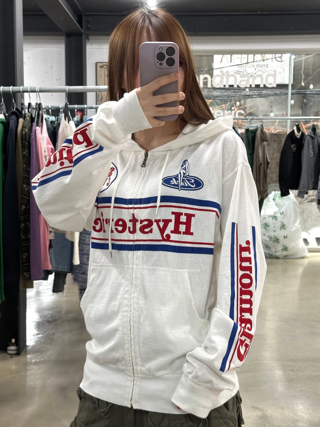 히스테릭글래머 JOEY Hysteric 후드집업 상품이미지3