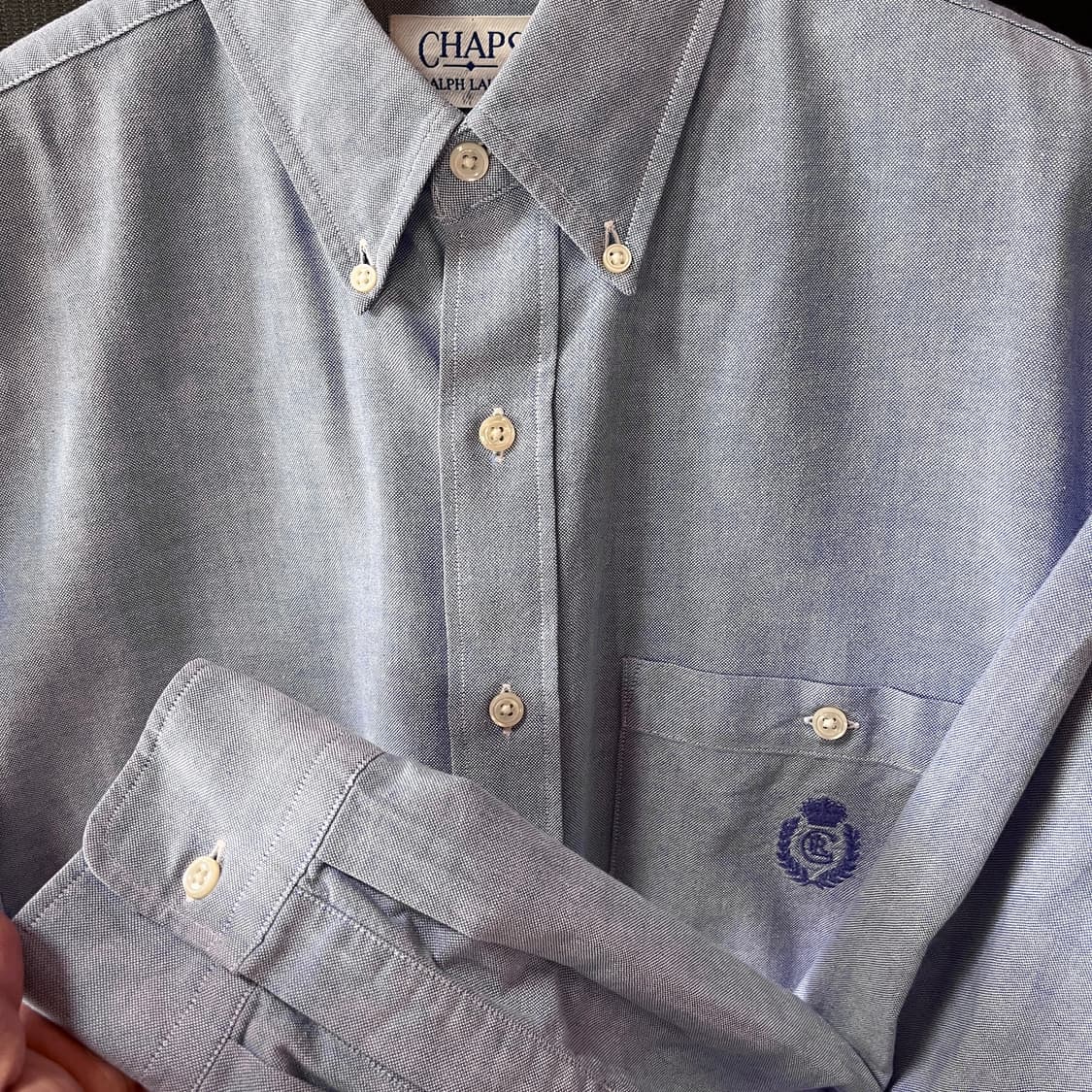 L) 올드 챕스 랄프로렌 미국 생산 버튼다운 OX셔츠 상품이미지7