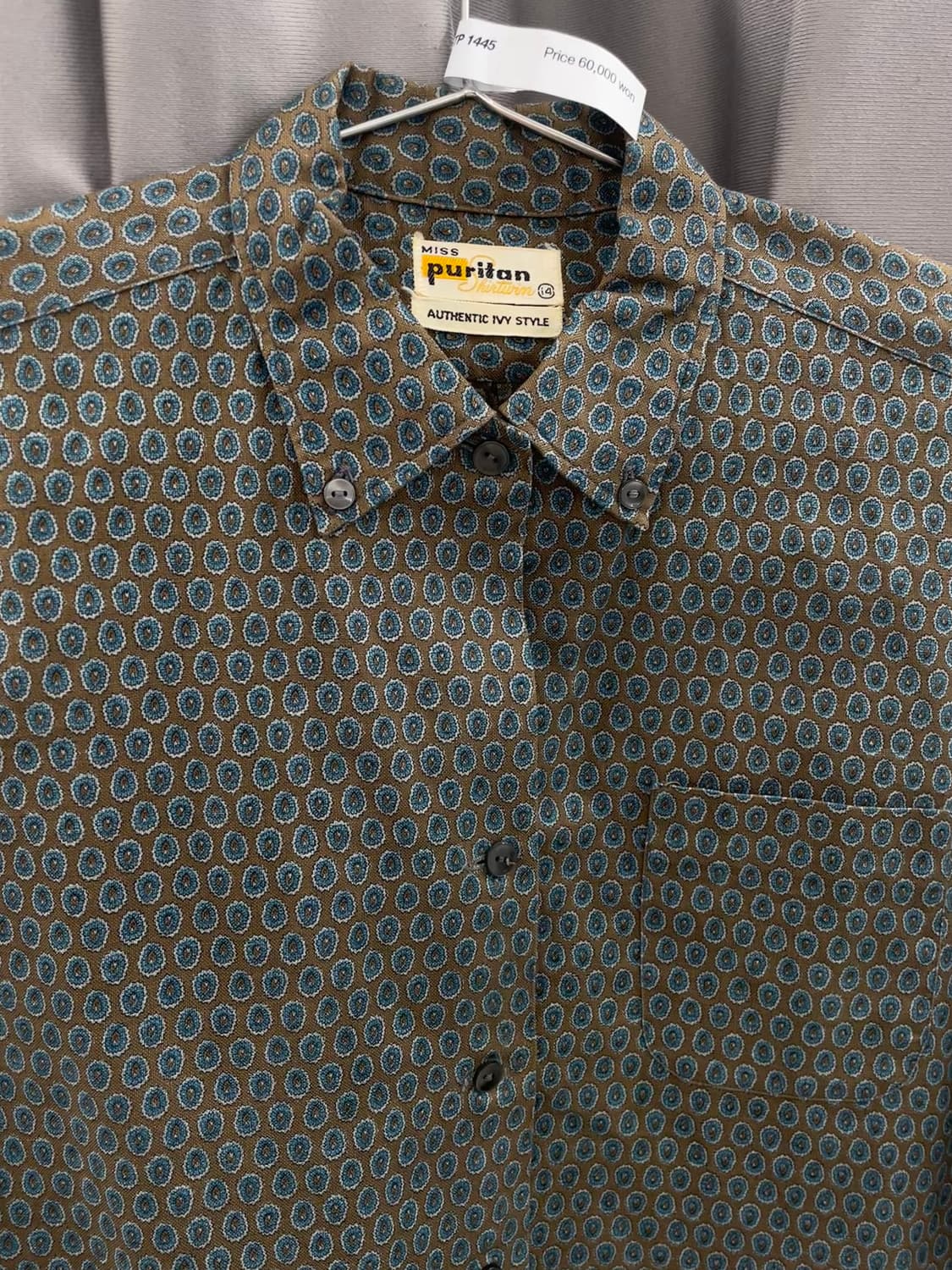 기하학 도트 셔츠 상품이미지2