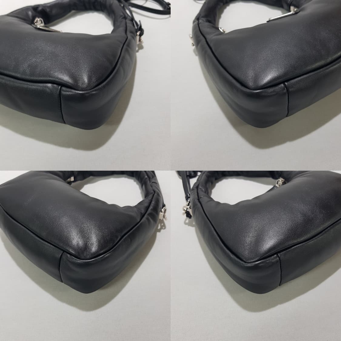 프라다 소프트 패딩 나파 가죽 호보백 1BA384 상품이미지9