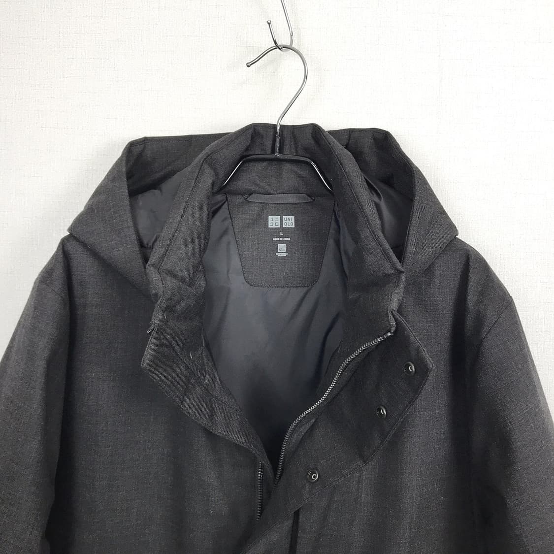 유니클로 하이브리드 다운 코트 패딩 남성L 상품이미지4