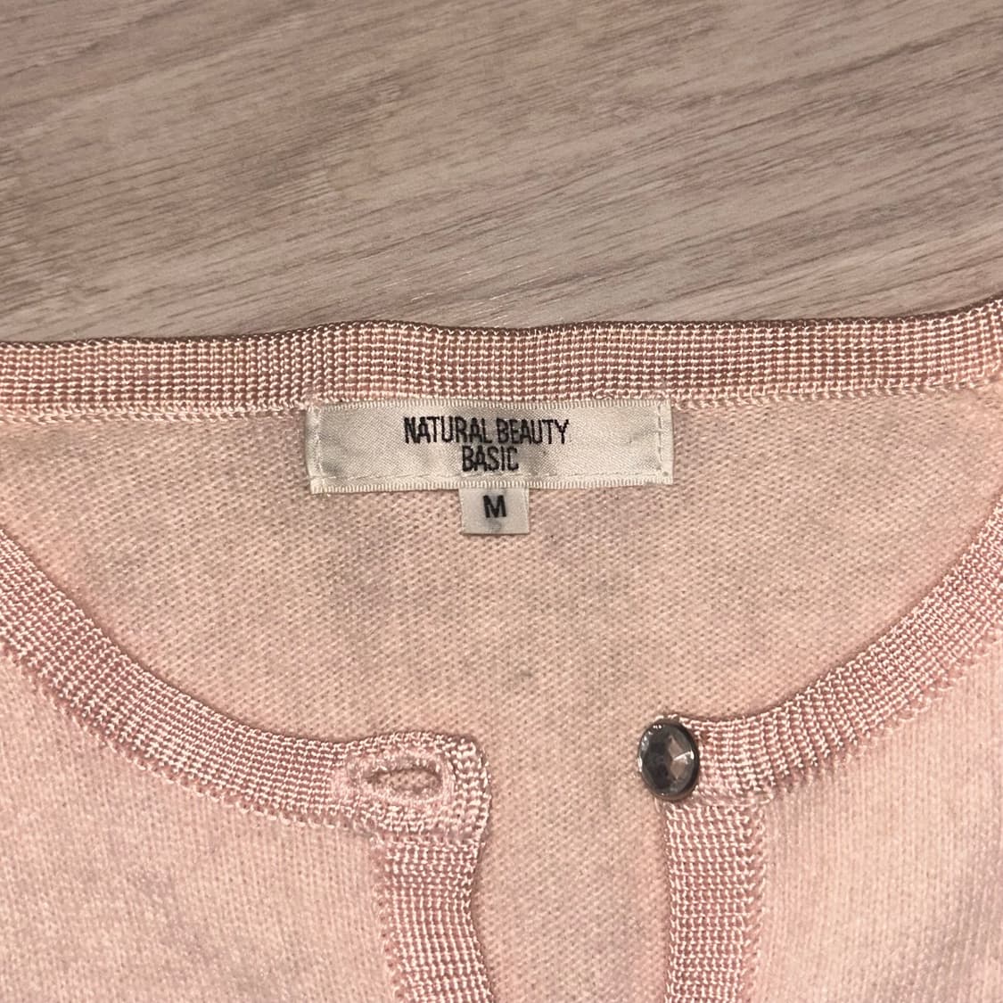 일본 빈티지 갸루 딸기우유 앙고라 핑크 가디건 M 상품이미지2