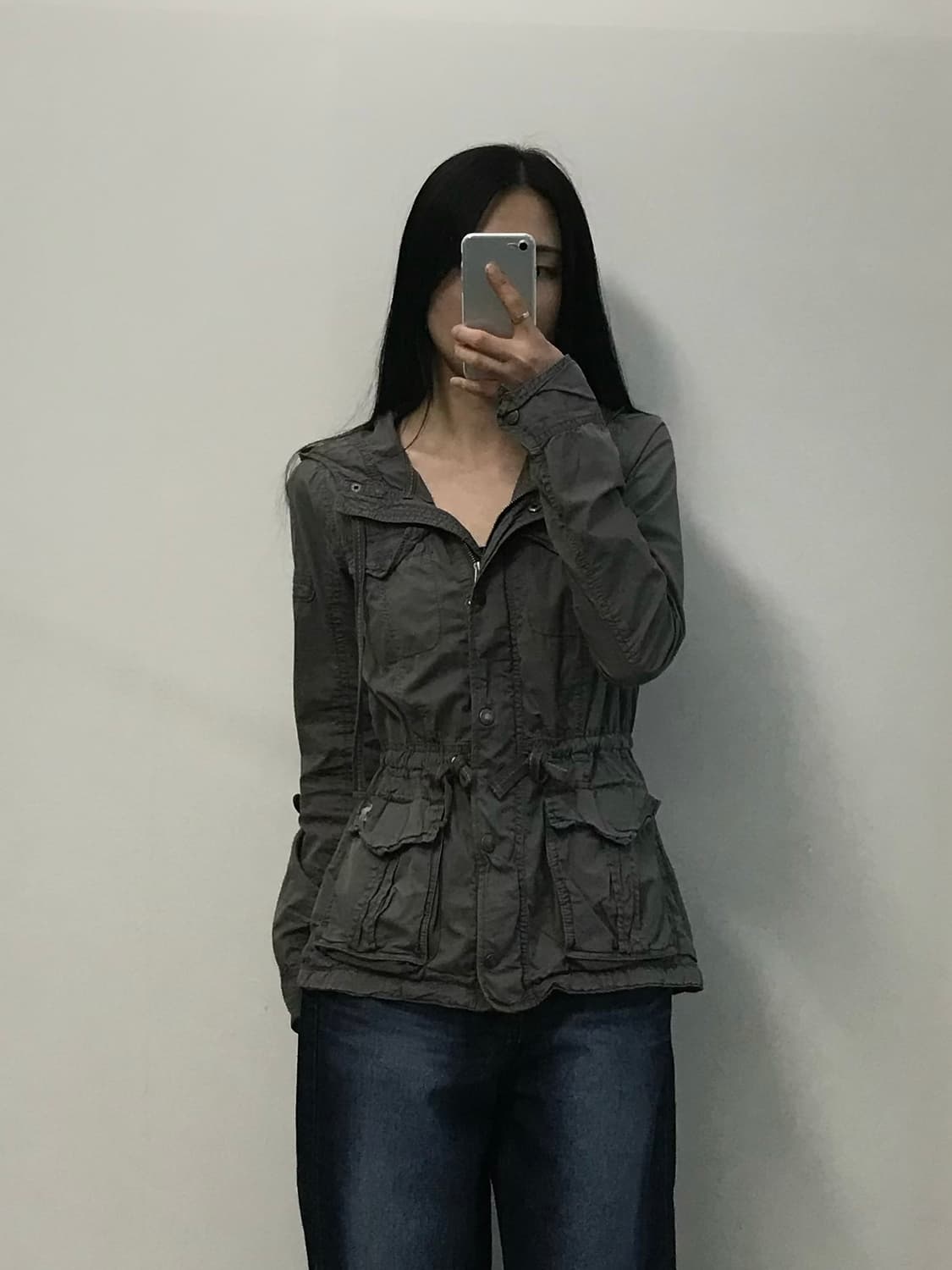 아베크롬비 먹색 포켓 야상 자켓 상품이미지1