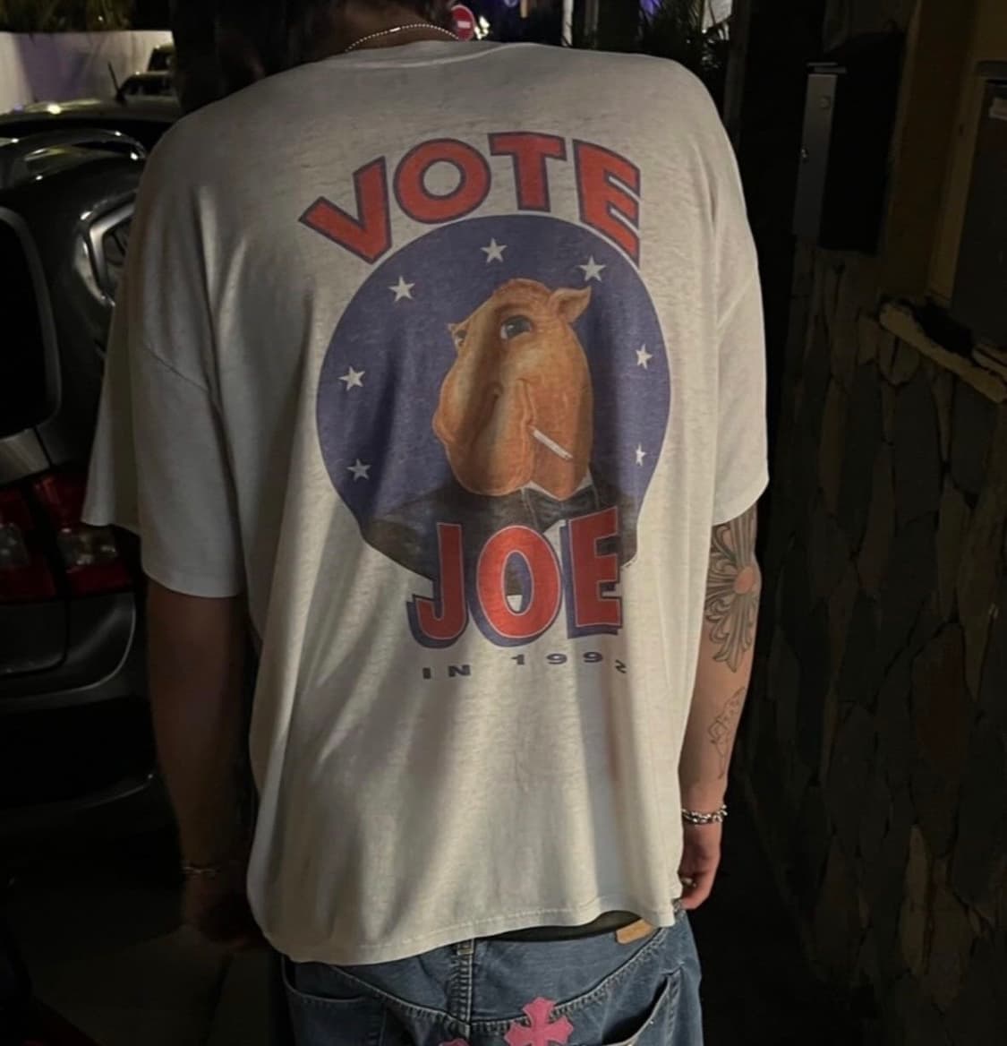 빈티지 카멜 멤버 티셔츠 XL 상품이미지1