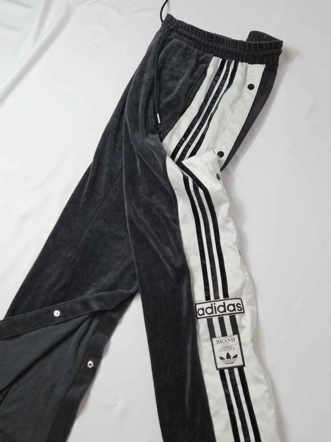 아디다스 아디브레이크 벨벳 트레이닝 팬츠 바지 y2k 희귀 올드스쿨 S 상품이미지2