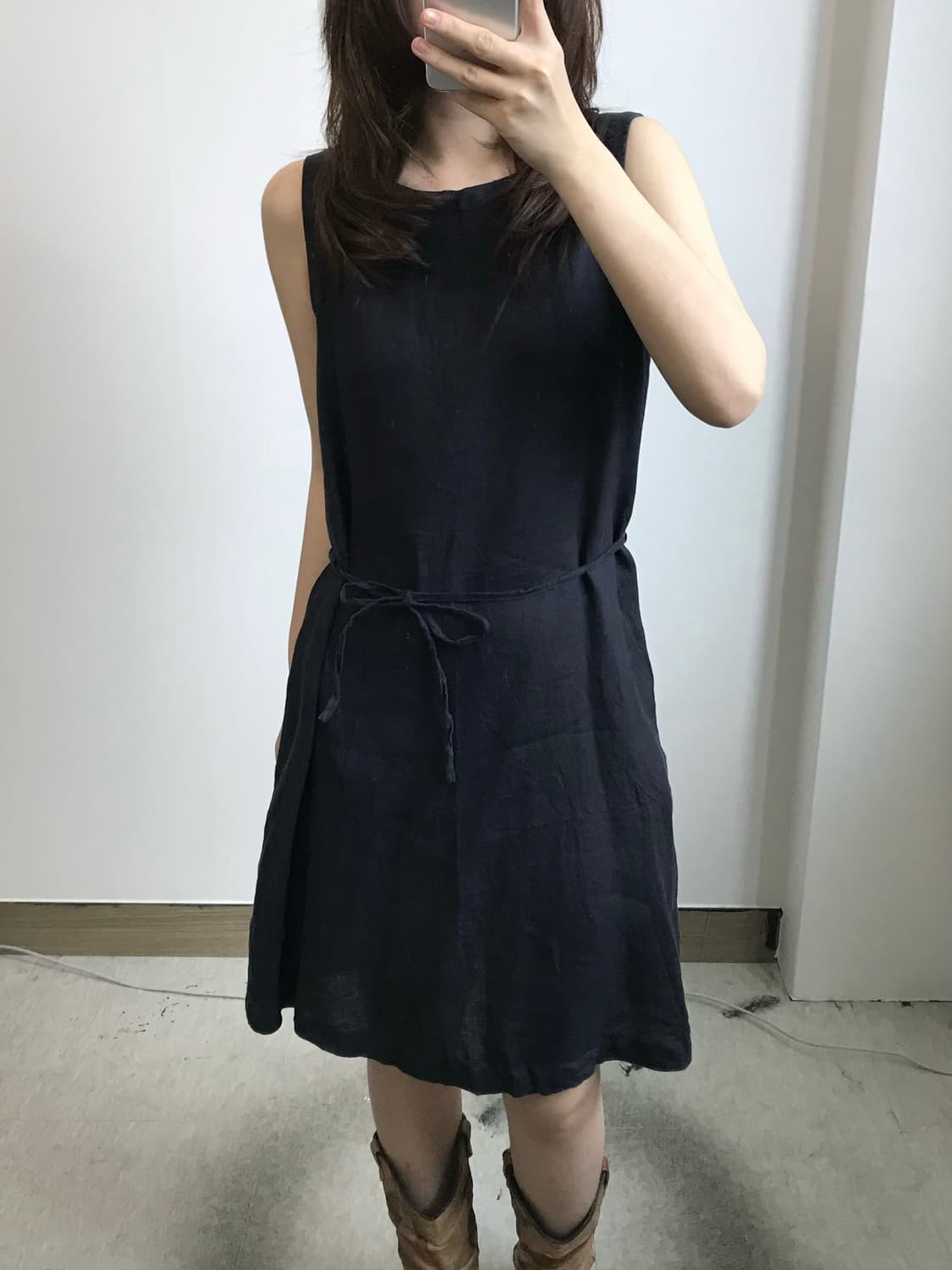 빈티지 린넨 원피스 상품이미지1
