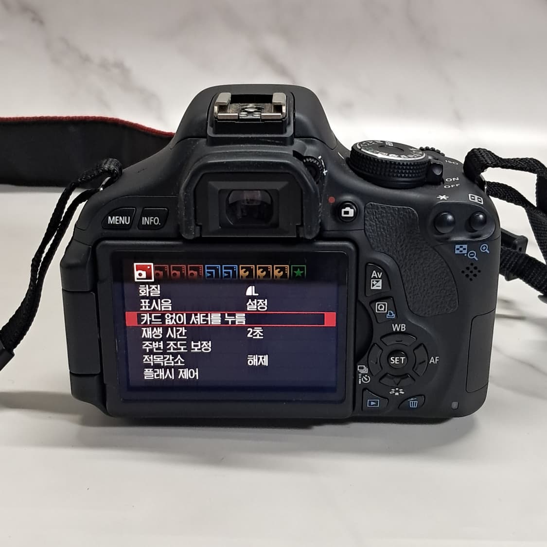상태좋은! 캐논 EOS 600D 바디 /18-55mm IS 2 렌즈 상품이미지6