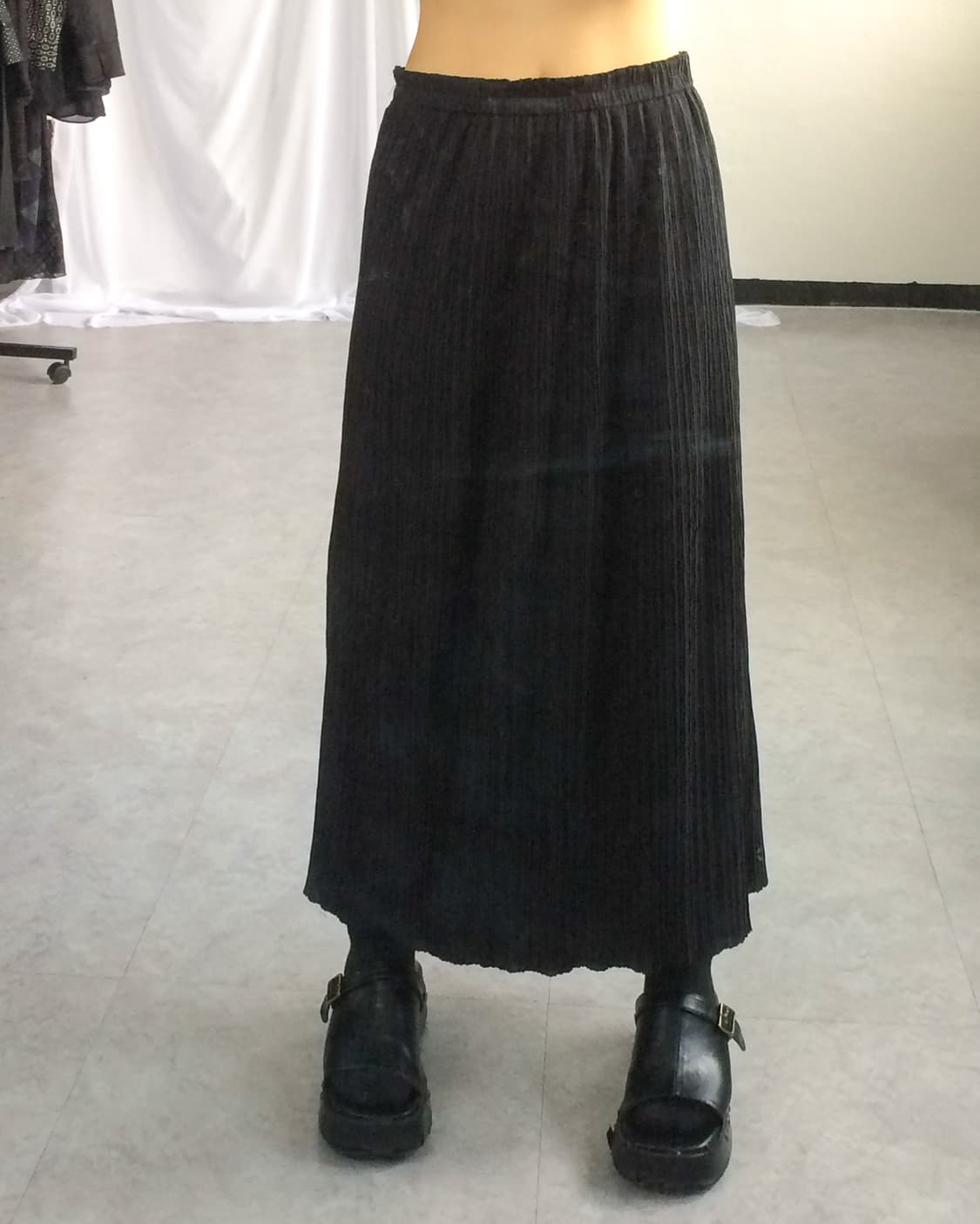 Reversible pleats long skirt 상품이미지5
