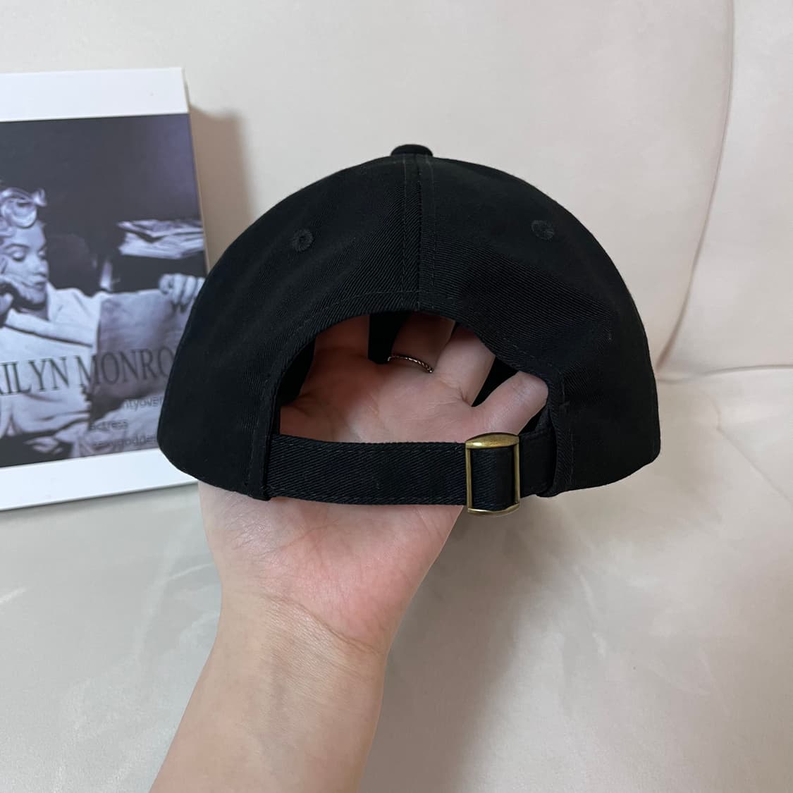 [정품] 마리떼프랑소와 저버 블랙 모자 상품이미지3