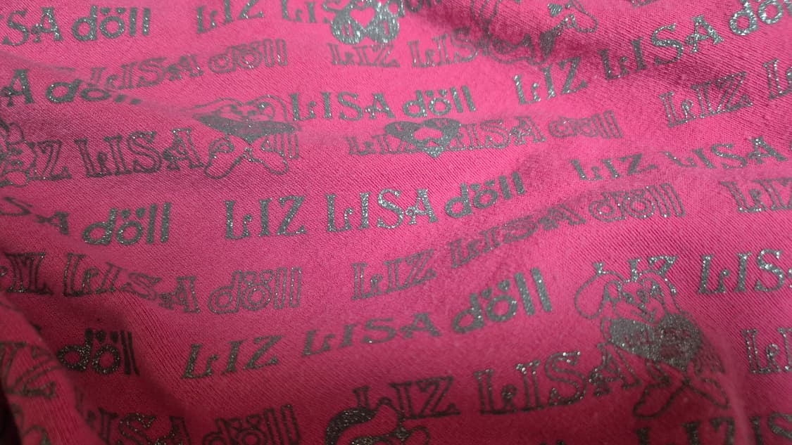 리즈리사돌 핫핑크 리본 슬리브리스 상품이미지2