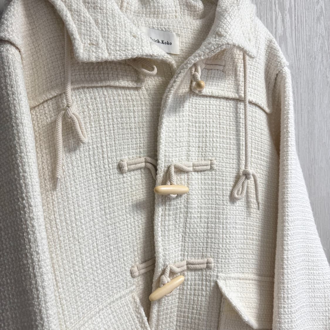 [새상품] 트위드 떡볶이 코트 상품이미지2