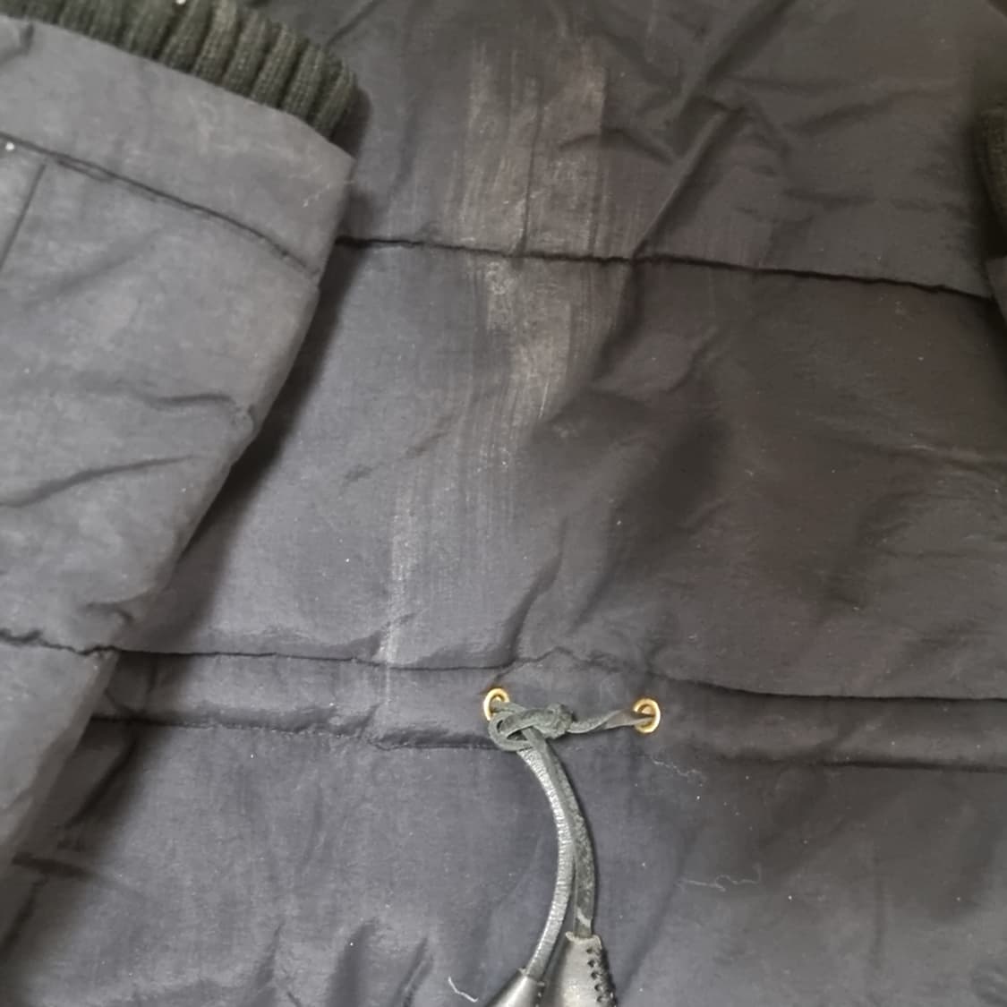 DSQUARED2 퍼 후드 패딩 블랙(50) 상품이미지8