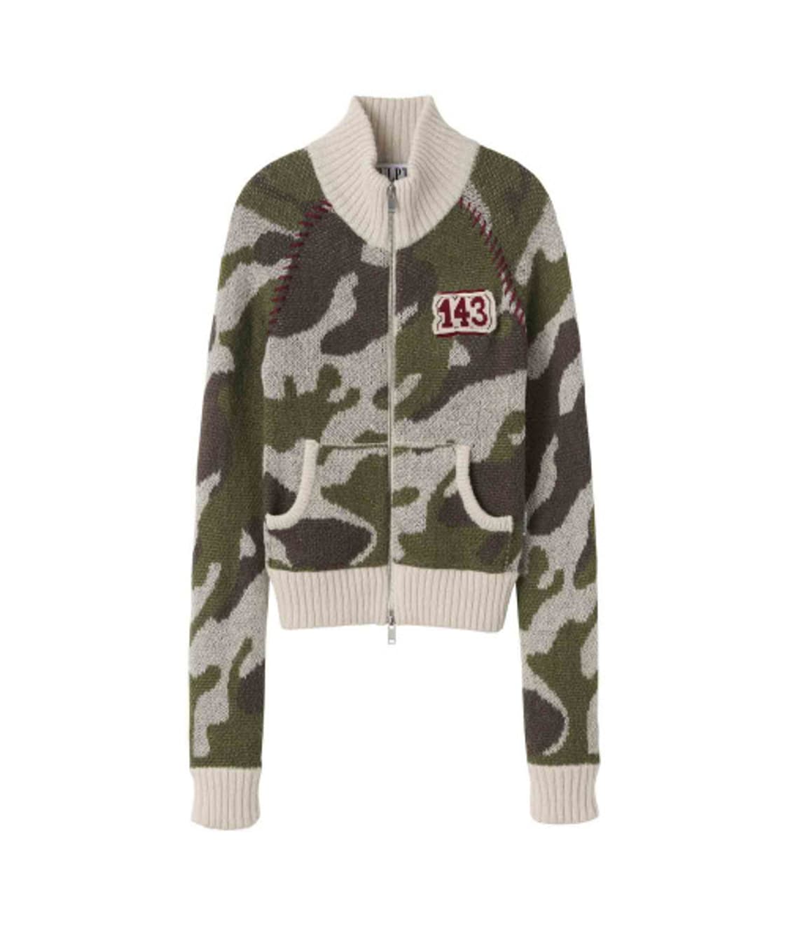 [레이 착용] 스컬프터 카모플라쥬 래글런 집업 상품이미지1