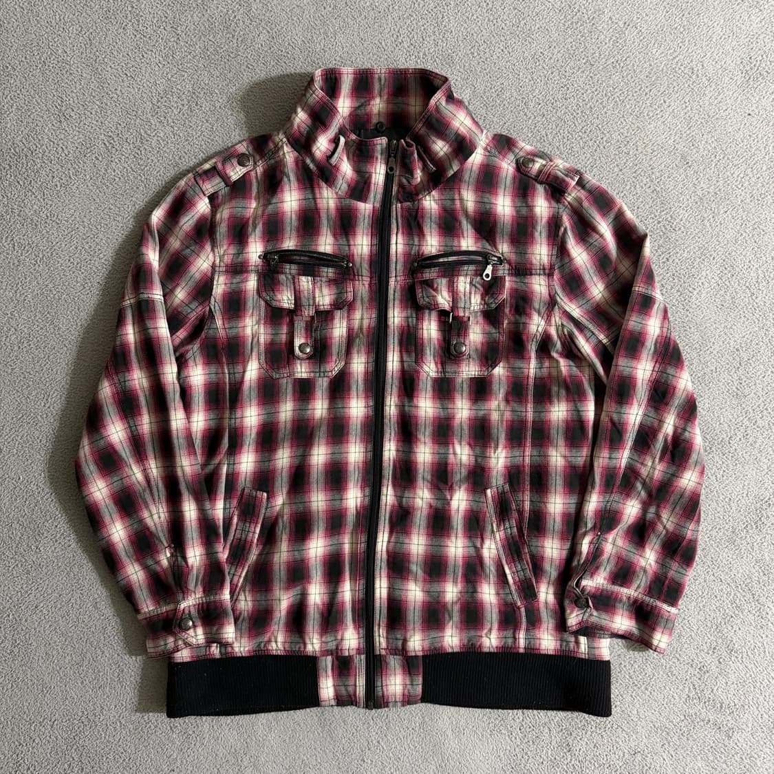 Vintage check jacket 상품이미지2