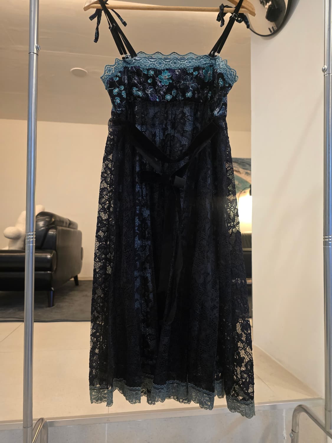 레이스끈 원피스 상품이미지5