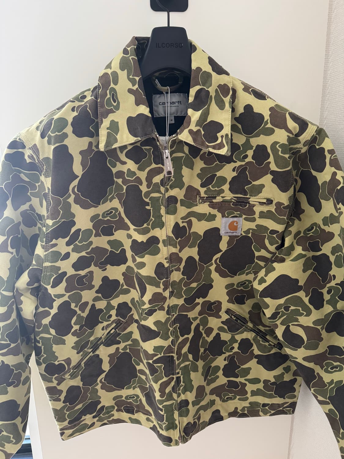 칼하트WIP 디트로이트 자켓 카모 덕그린 상품이미지3