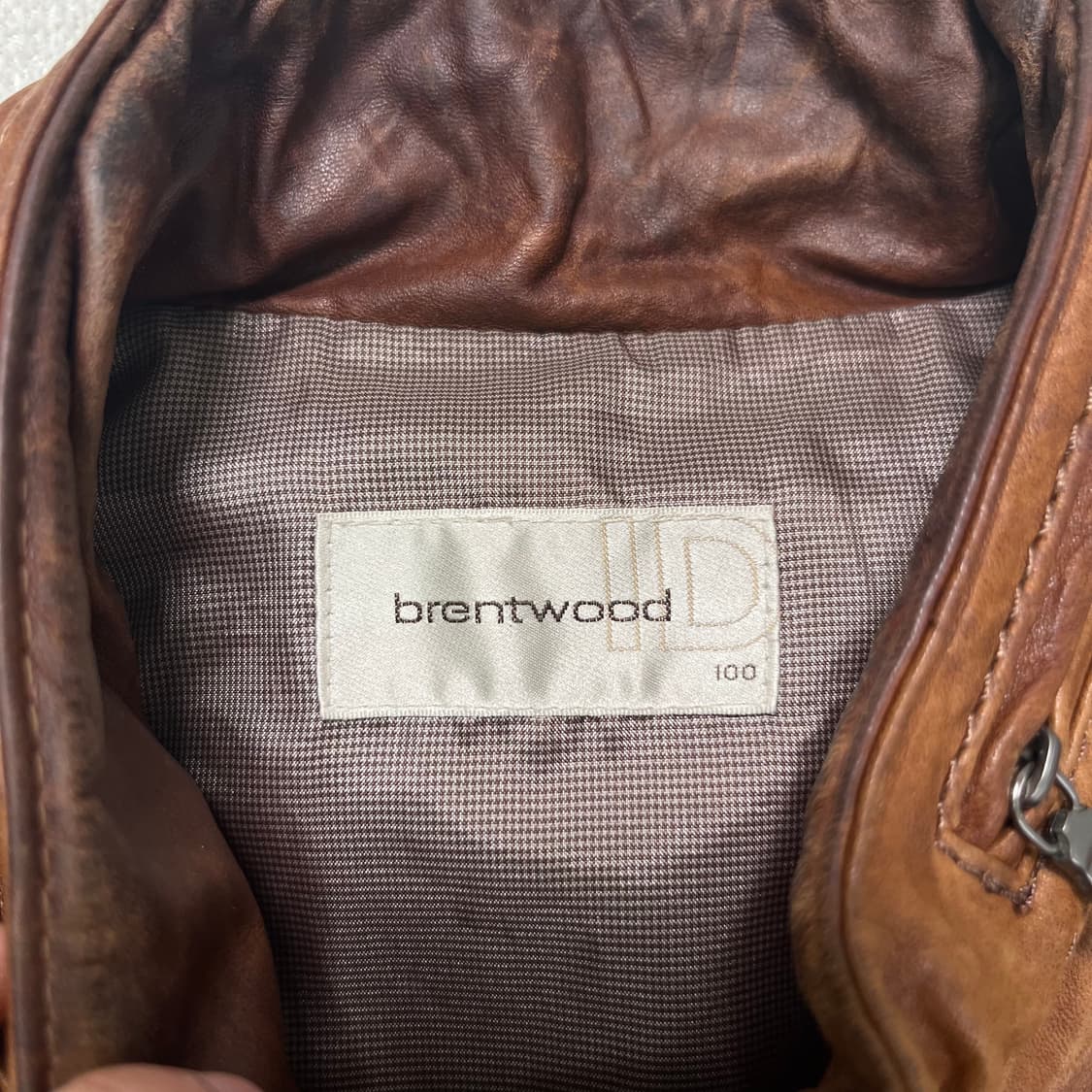 100 빈티지 양가죽 바이커 자켓 상품이미지3