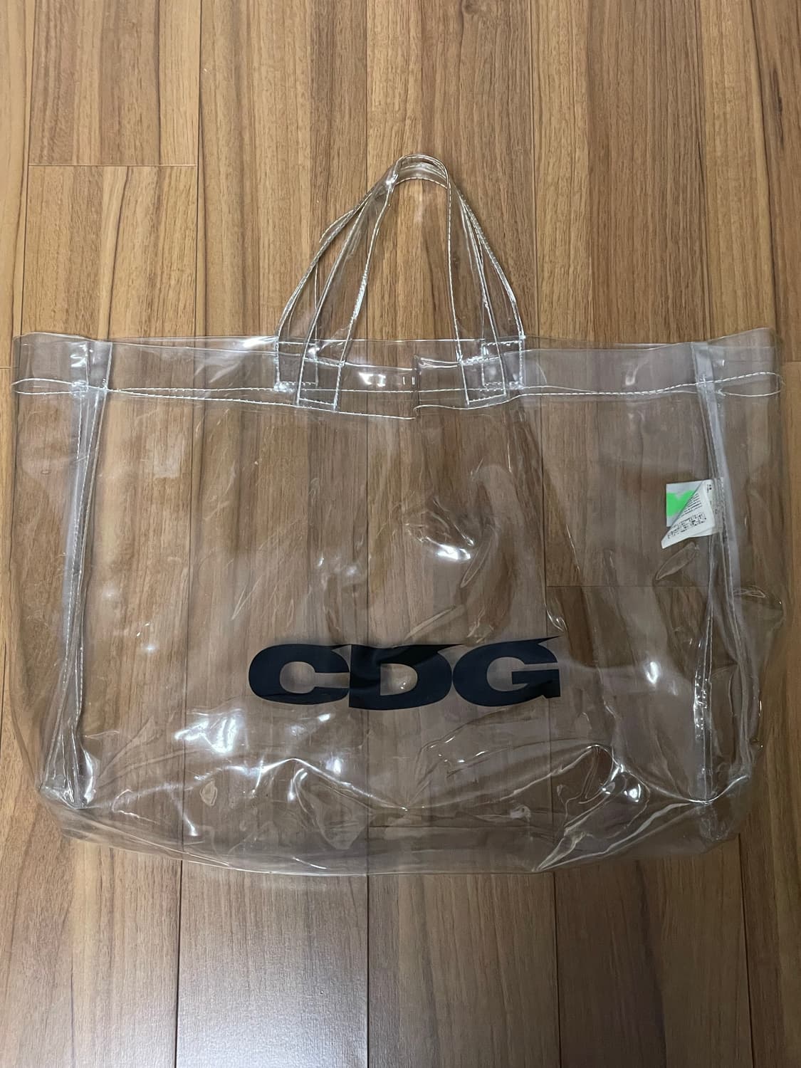 CDG 꼼데가르송 pvc 투명 토트백  상품이미지1