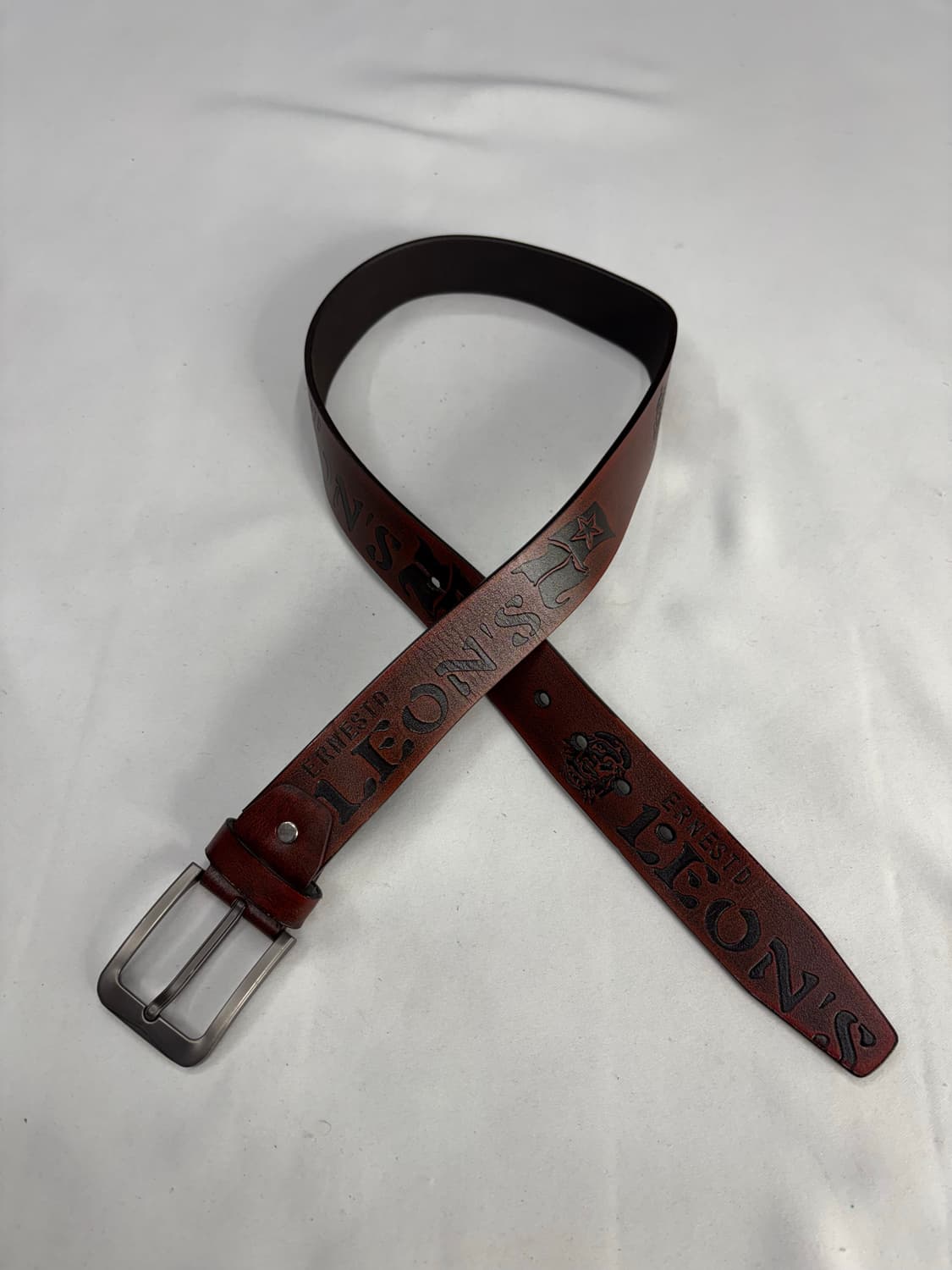 빈티지 체게바라 웨스턴 레더 벨트 상품이미지1