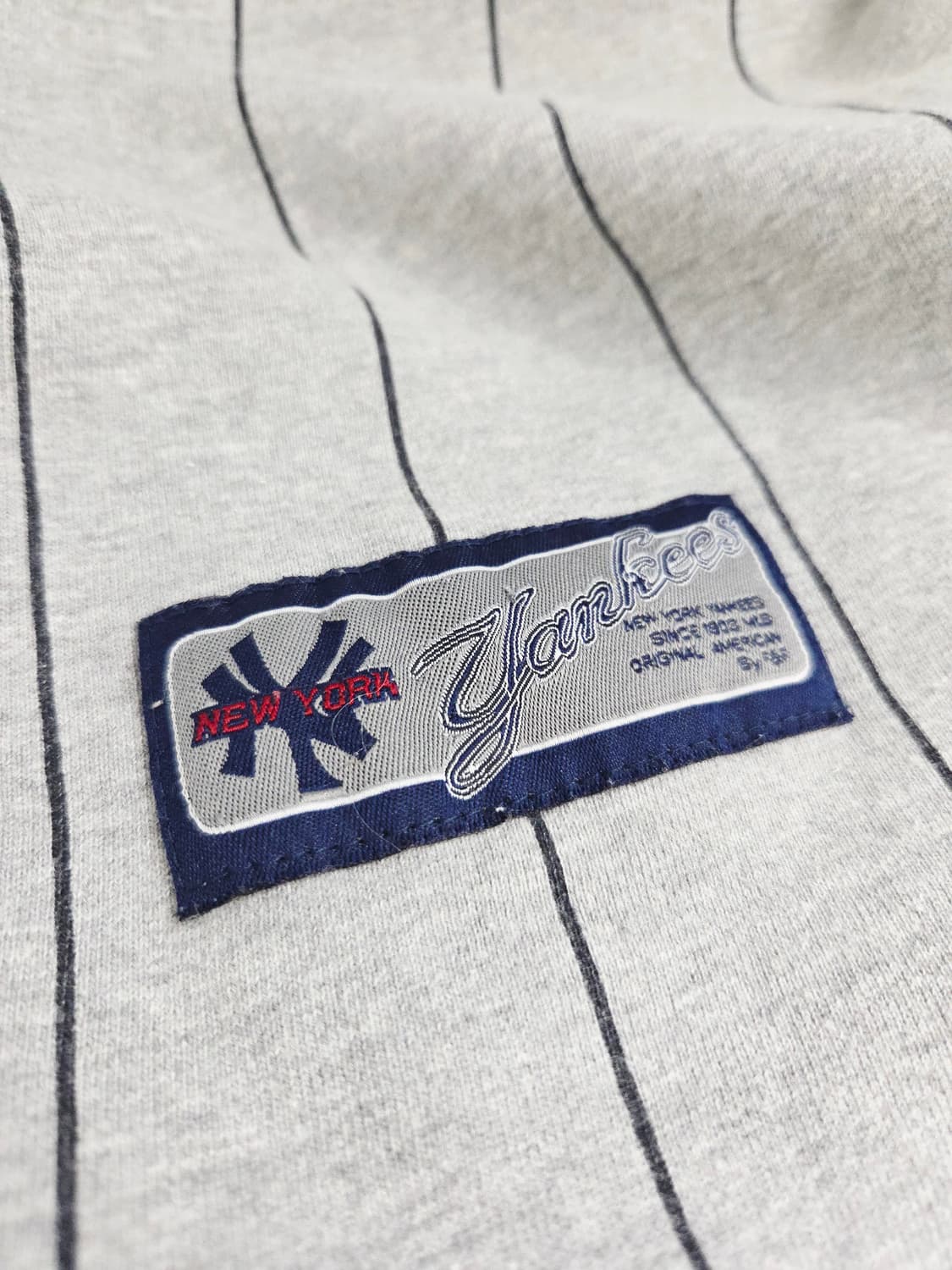 MLB 뉴욕 양키스 코튼 집업 베이스볼 져지_95 상품이미지6