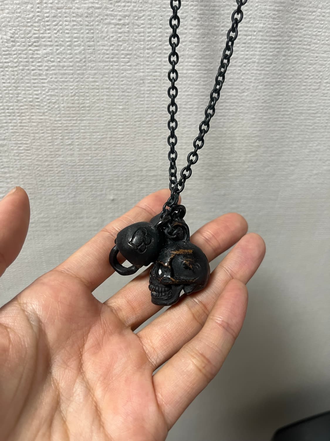 넘버나인 2006SS 스컬 목걸이 상품이미지3