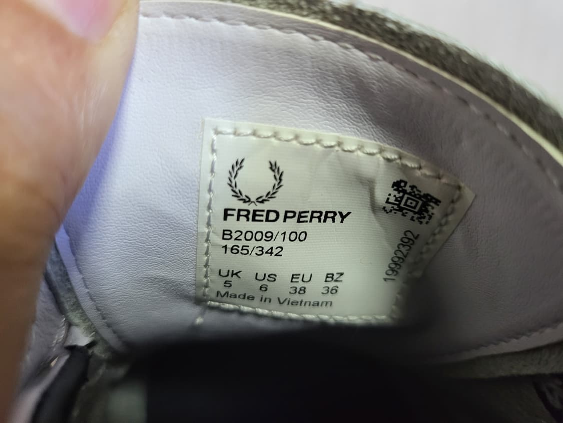 프레드페리 벨크로 슈즈
240~245 상품이미지4