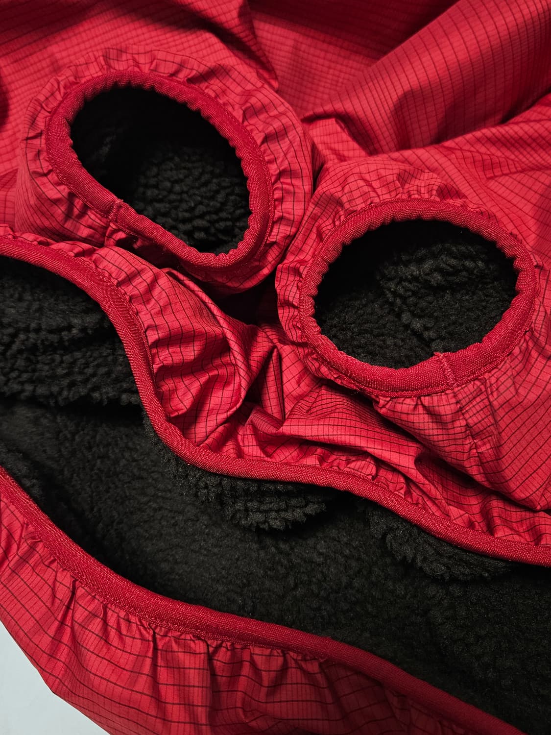 파타고니아 글리세이드 딥파일 스냅티 풀오버 레드/브라운 상품이미지3