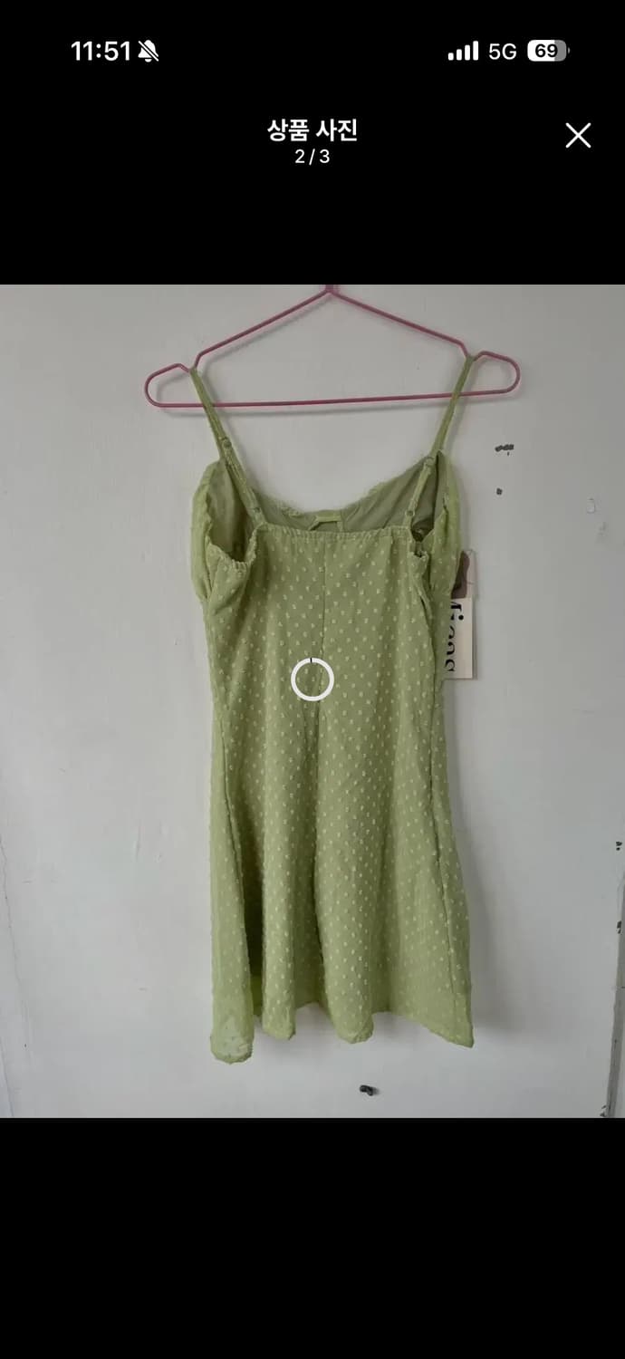 미카스 슬리브리스 드레스 상품이미지2