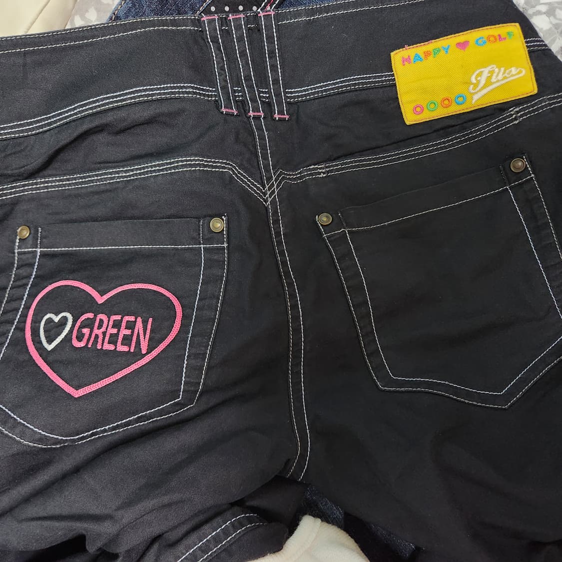 y2k 갸루 00s 필라 바지 상품이미지2