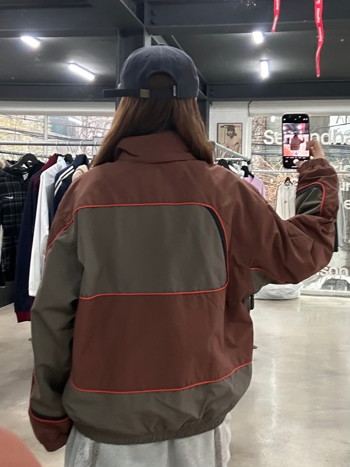 슈프림 21FW S 패널드 트랙자켓 브라운  상품이미지4