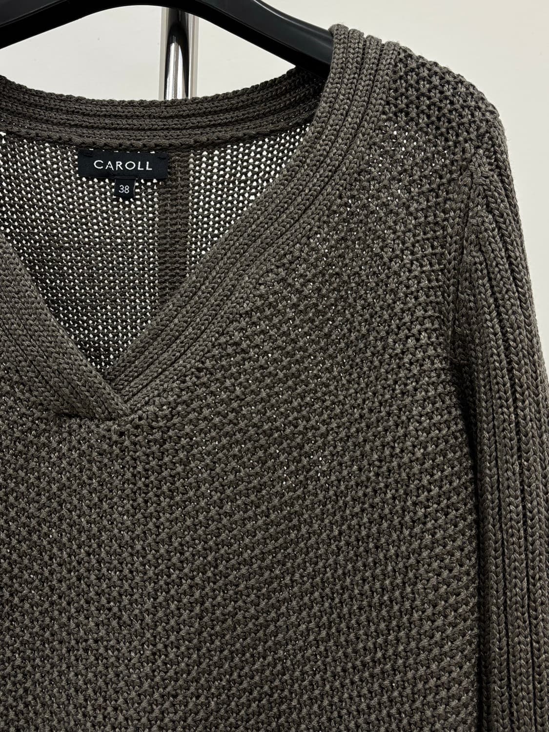 빈티지 카키 니트 상품이미지6