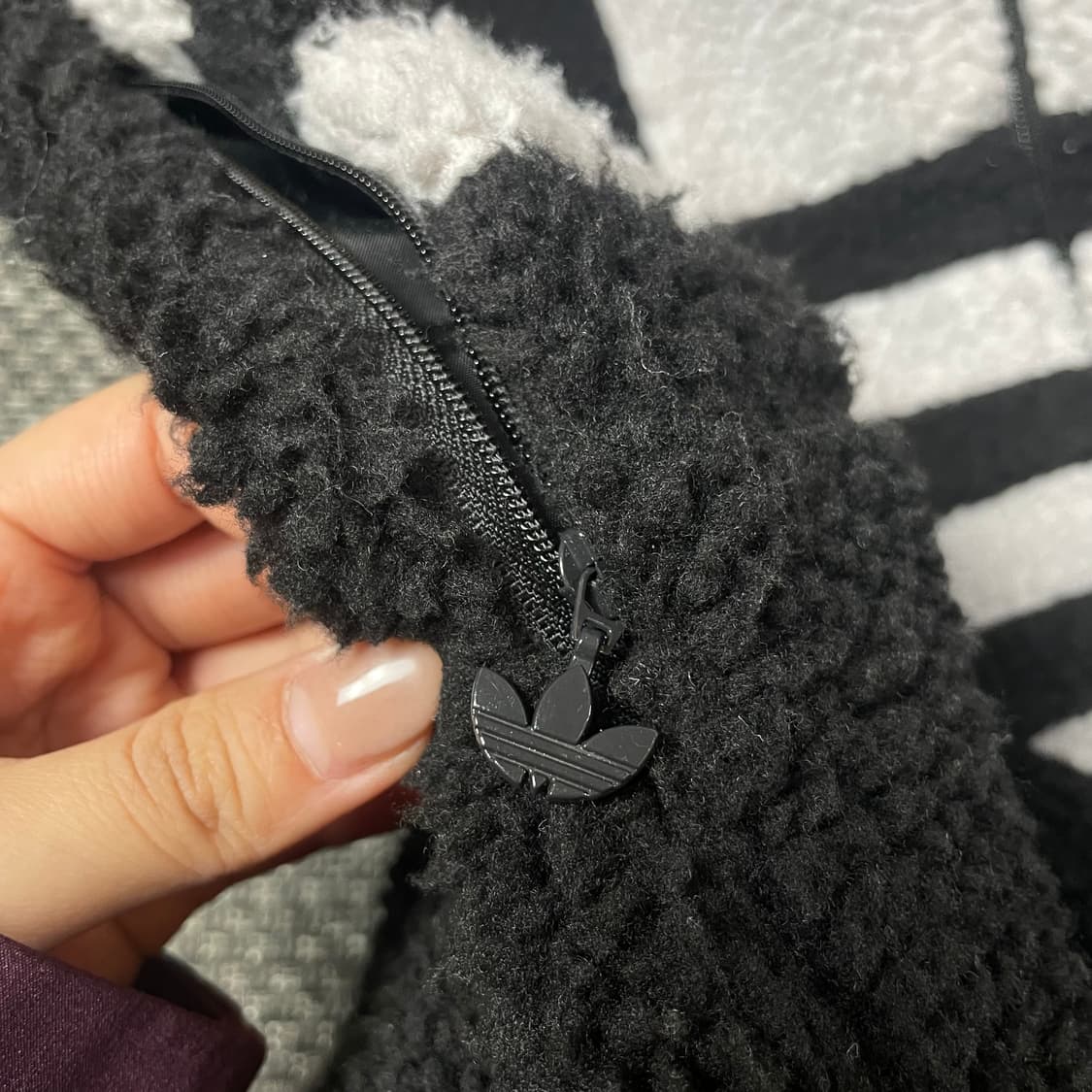 아디다스 빅로고 쉐르파 뽀글이 플리스 자켓 상품이미지7