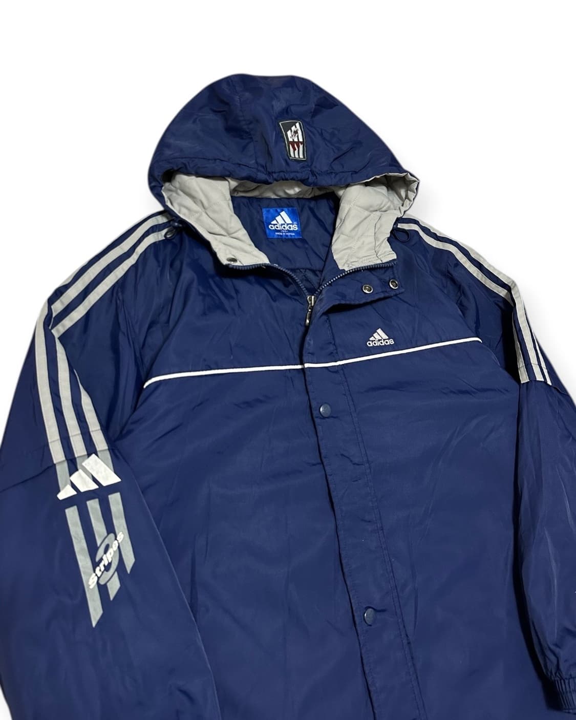 아디다스 00s 네이비 후드 자켓 상품이미지4
