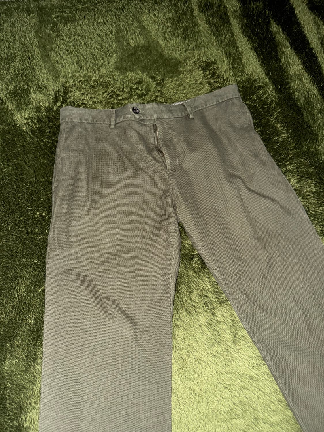 [36X32] 타미힐피거 DENTON 텍스쳐드 코튼 트라우저 올리브 상품이미지6