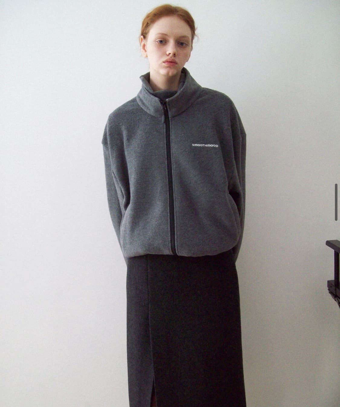 스무드무드 Gray Director Fleece Jumper 상품이미지1