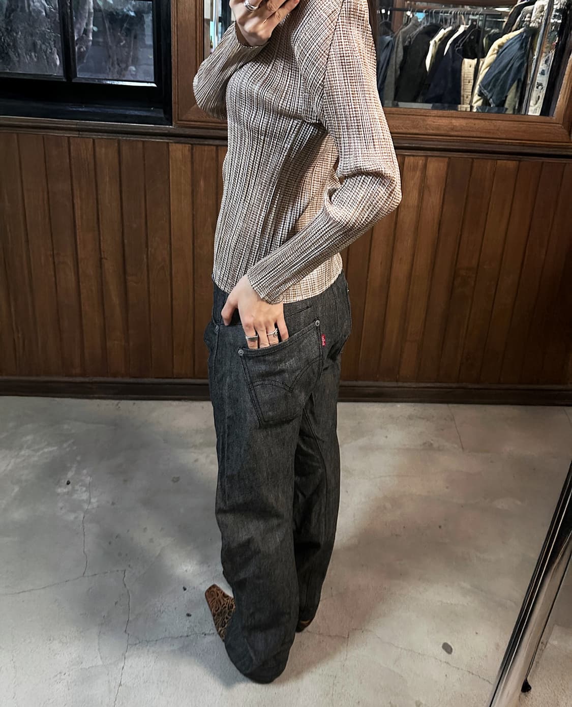 LEVI'S engineered regular black w29 상품이미지1