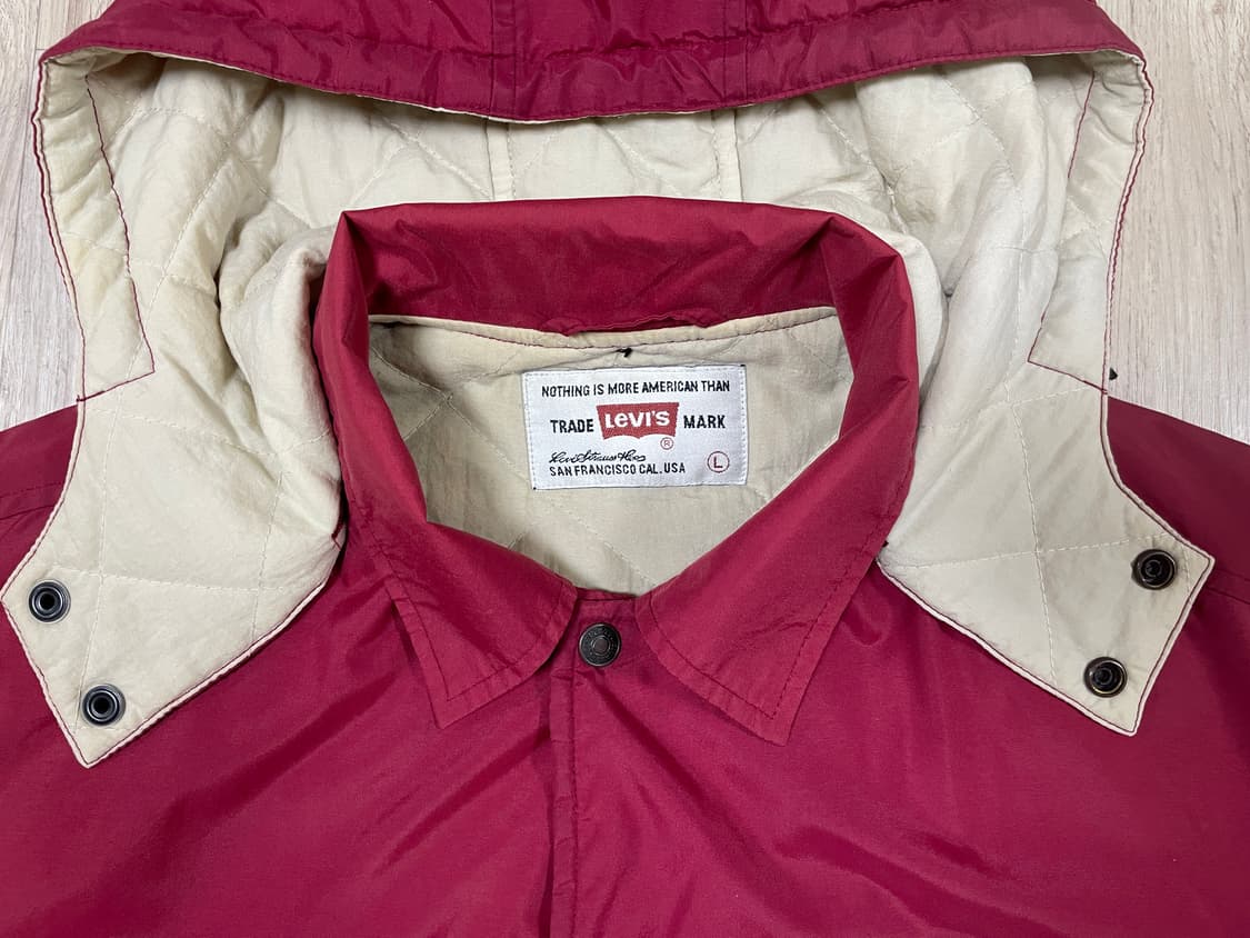 105) 90's 리바이스 501 누빔 코치자켓(후드)RRL&LVC&폴로 상품이미지5