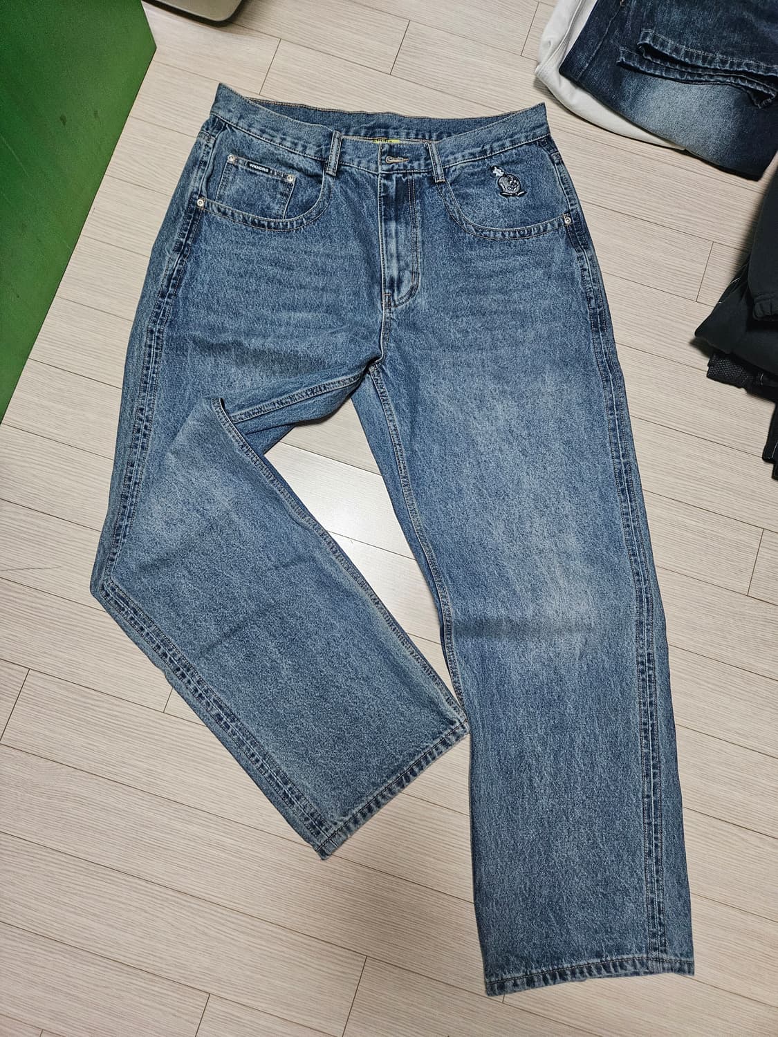 위캔더스 open seam 데님팬츠 XL 팝니다 상품이미지1