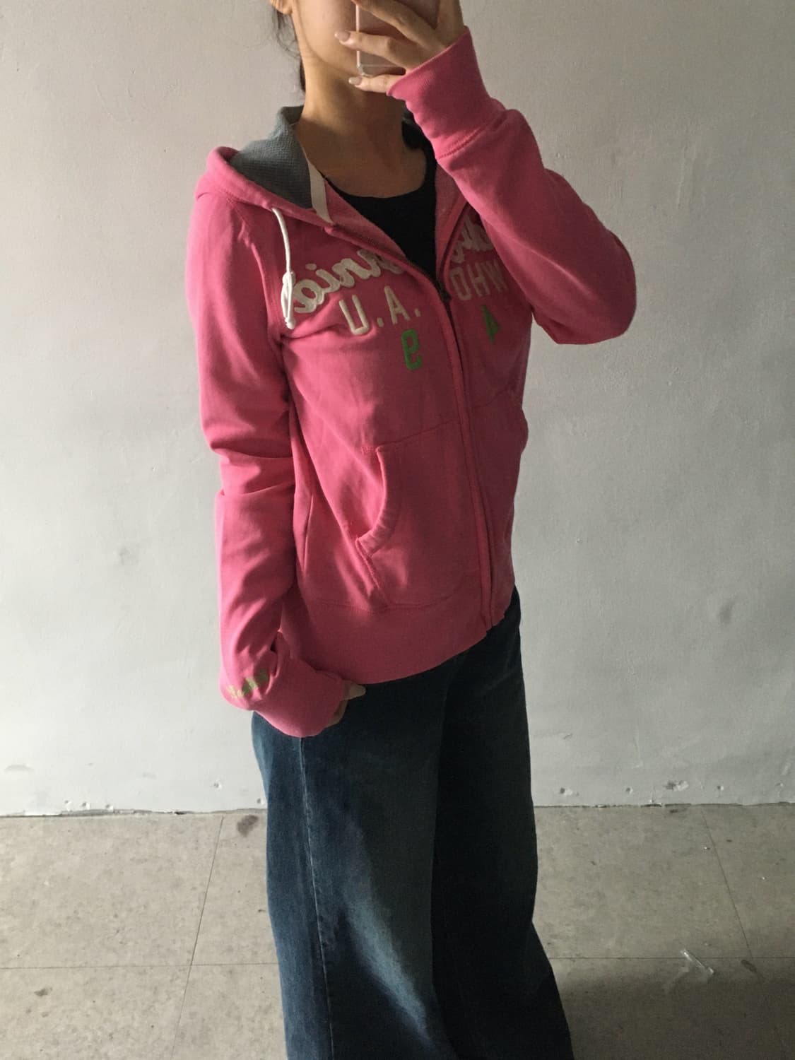 후아유 스펠 후드집업 상품이미지2