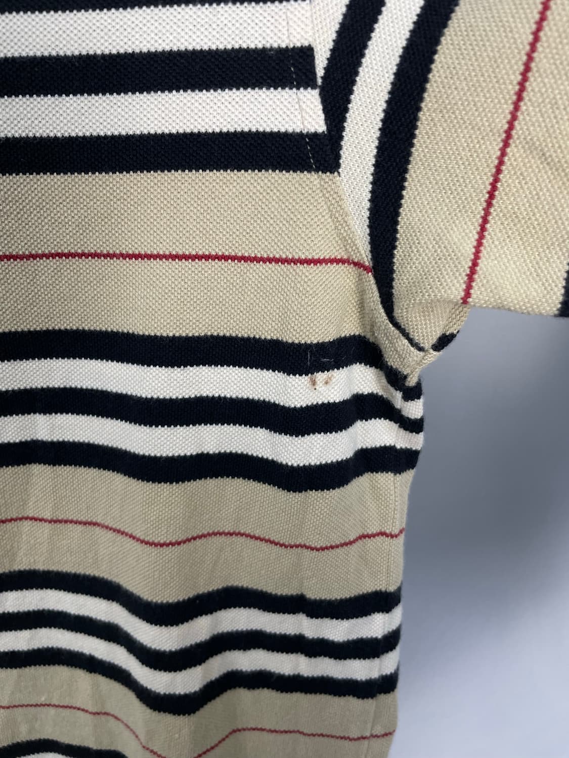 버버리 스트라이프 카라 반팔 H2446 상품이미지5