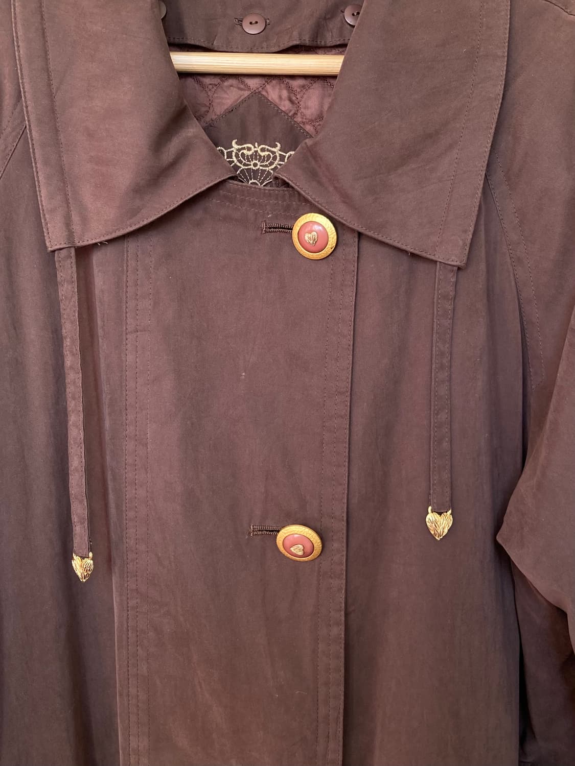 안감 탈부착 하트 디테일 야상 상품이미지2